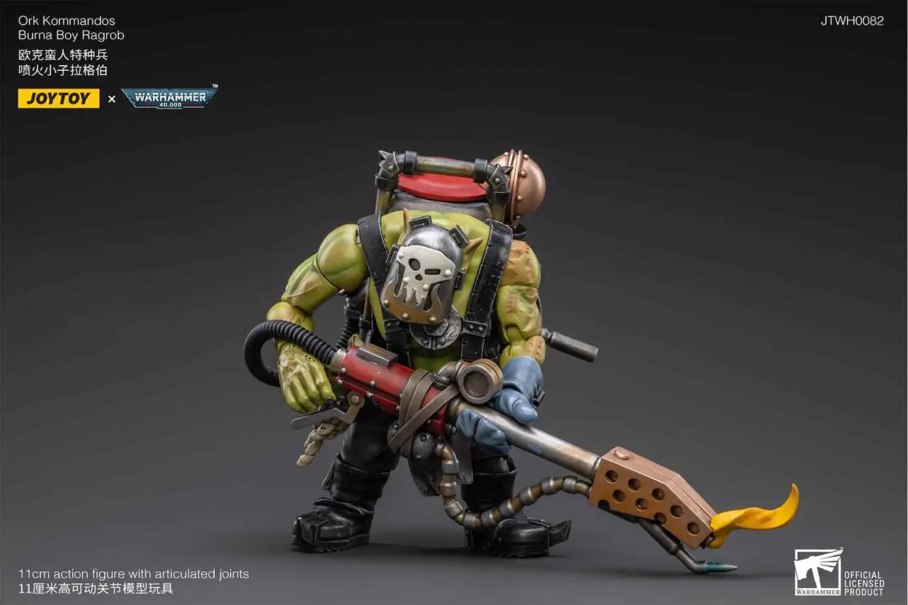 Figurine wh40k ork kommandos burna boy ragrob